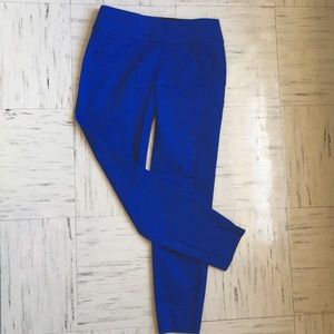 Electric blue women’s pixie pants